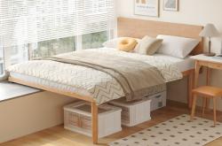 天猫商城实木床